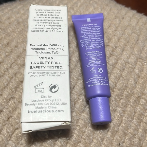 True+ Luscious- Angel Eyes Eyeshadow Primer 10ml.  New In Box! - Picture 2 of 2
